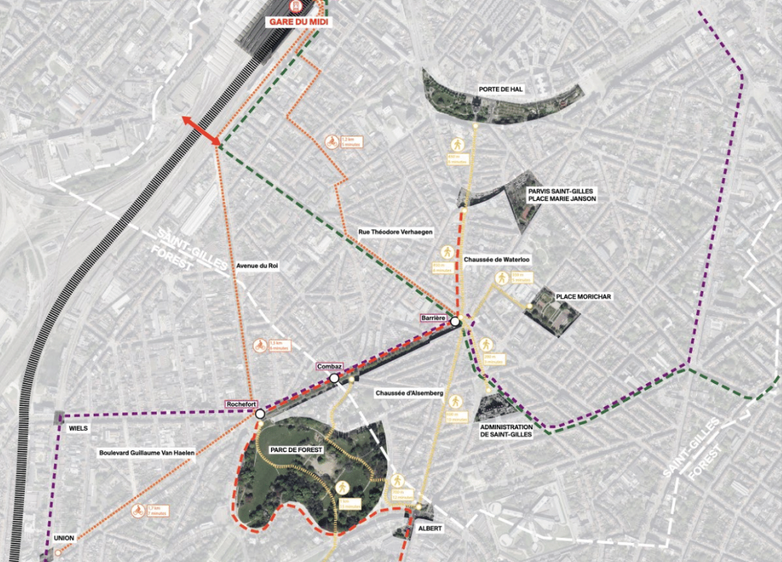 Plan mobilité - Avenue du Parc