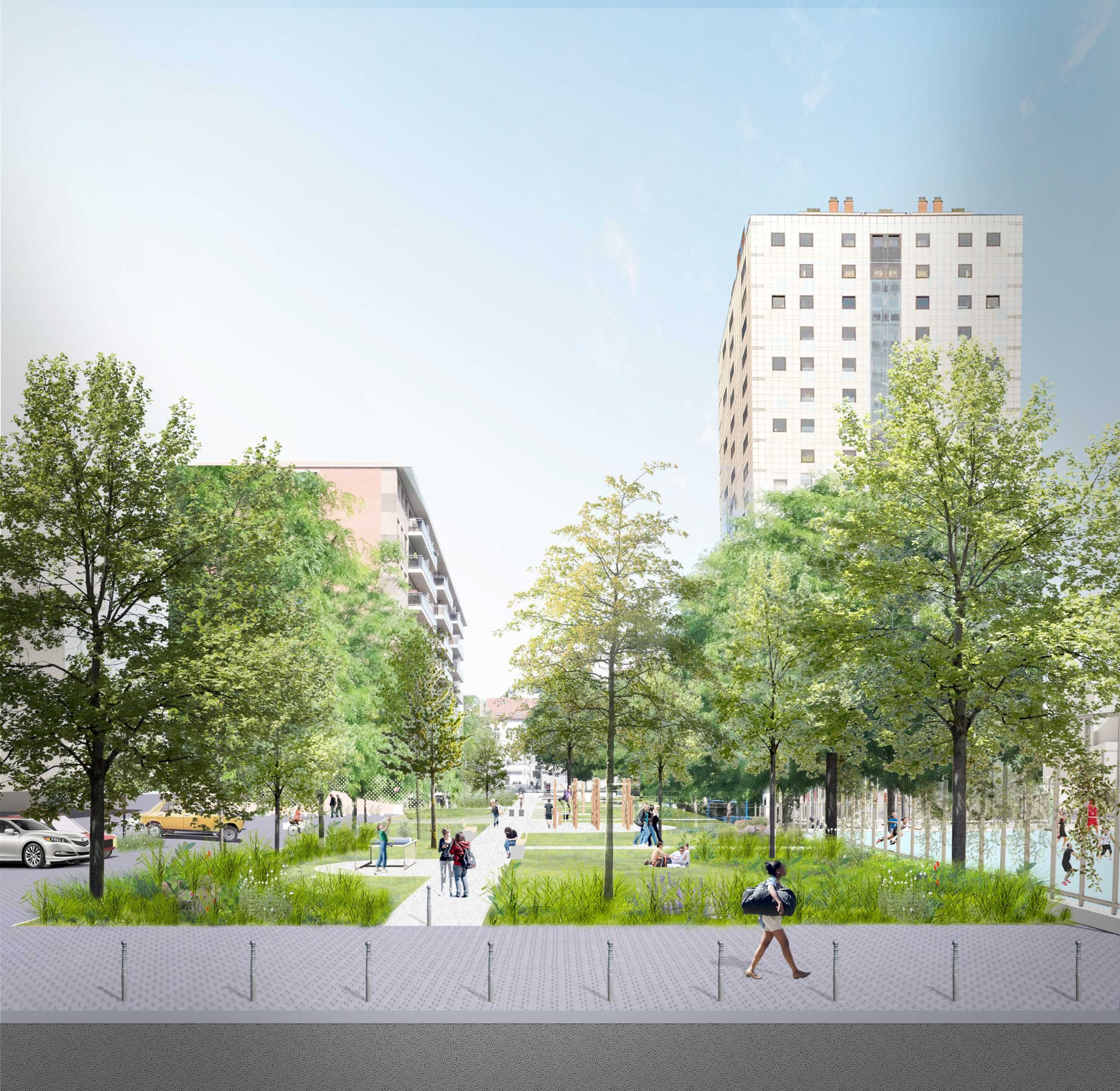 Esquisse Square Jacques Franck