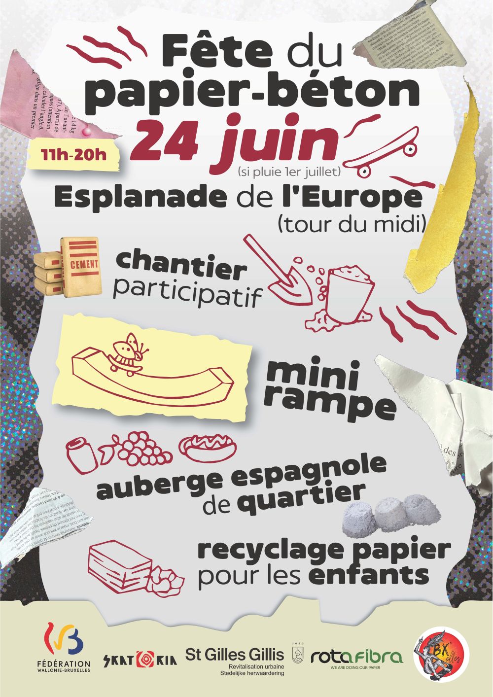 Skatoria - fête du papier béton